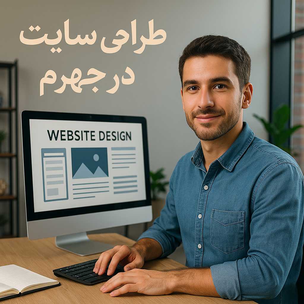 طراحی سایت در جهرم: ویترین آنلاین کسب و کارتان را بسازید
